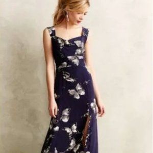 Tracy Reese Silk Aflutter Butterfly Maxi dress